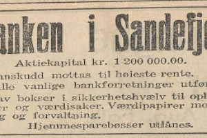 Bilde av Privatbanken i Sandefjord A/S